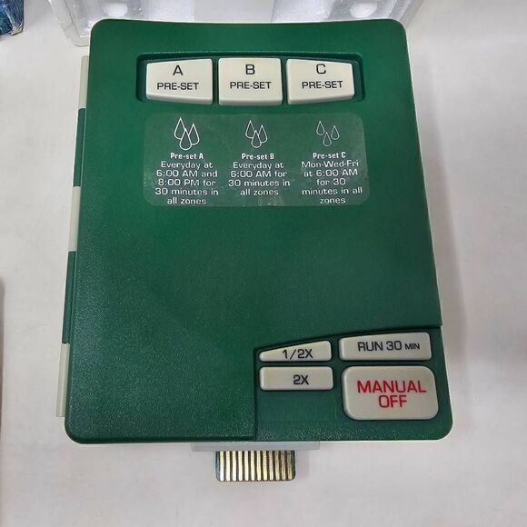 NOMIS 8 ZONE STATION IRRIGATION SPRINKLER CONTROLLER MODEL G903 - Picture 3 of 7